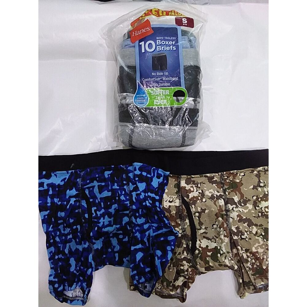 Hanes Boys Tagless Briefs Small 10 Pk
